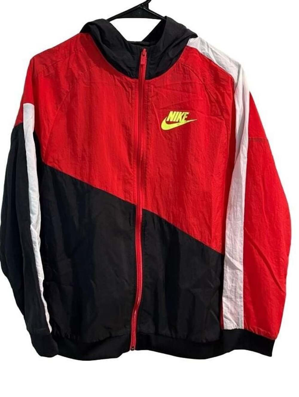 Youth Nike Core Amplify Windrunner Jacket Red Black White